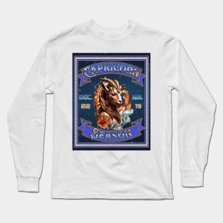 Capricorn Poster Long Sleeve T-Shirt